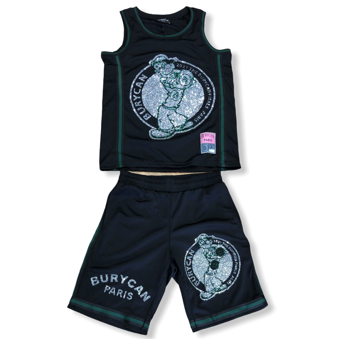 BURYCAN: Celtic Bling Basketball Short Set BC.022